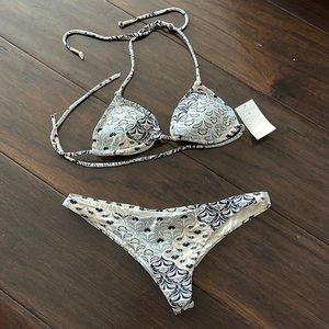 Eberjey Printed Cheeky Bikini